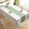 Mantel Minimalista Impermeable a Prueba de Aceite Lavable Esterilla de Mesa Rectangular para Mesa de Comedor Tela de Mesa de Café de Lujo Ligero de Gama Alta para Uso en el Hogar