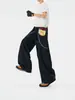 Pantalones Casuales de Senderismo Hasselblad Línea de Bloques de Color Estilo Americano para Hombre, Verano Modernos Versátiles Streetwear Deportes al Aire Libre Holgados Pantalones Cargo