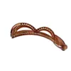 Estilo Coreano Novo Presilha Banana com Laço Presilha Vertical Elegante Artefato de Fixação para Rabo de Cavalo Alto Presilha Acessórios de Cabelo Femininos de Alta Qualidade