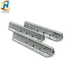 Conector de fecho para braço de sofá, cursor triangular em forma de cone, fixador de sofá perfurado, grampo dentado, grampo de cauda