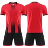 Conjunto de Uniforme de Fútbol para Niños/Adultos, Uniforme de Partido y Entrenamiento de Fútbol, Camiseta de Manga Corta al por Mayor, Compra Grupal con Números Impresos