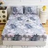 Nuevo Juego de Sábanas, Fundas de Almohada y Protector de Colchón Floral de Tres Piezas, Venta al por Mayor de Textiles para el Hogar Transfronterizo