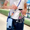 Lanyard para Teléfono Móvil al por Mayor Correa Larga en Forma de Corazón Correa Cruzada para Hombres y Mujeres Correa para Senderismo al Aire Libre con Clip Resistente Cadena Colgante Antiperdida