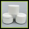 Frasco de creme branco 100g Frasco de boca larga PP Frasco para máscara de salão de beleza 100g Frasco cosmético Frasco para máscara capilar Frasco para pomada
