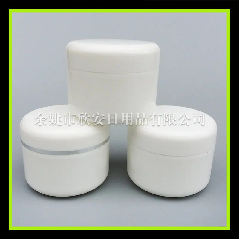 100g PP   圆   柱  jar     带   银