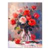 Pintura Diamante 5D Nova DIY Série Flores Ponto Diamante Ponto Cruz Pintura Decorativa Cheia de Diamantes Pintura Decorativa Venda Direta da Fábrica