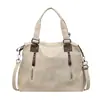 Comércio Exterior Feminino Outono/Inverno Retrô Bolsa Tote de Grande Capacidade para o Dia a Dia Toque de Luxo Passeio Viagem Bolsa de Ombro Único Transversal Transfronteiriça
