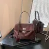 Bolso de mano platino para mujer, nuevo bolso de hombro coreano de tendencia 2026, bolso de mano de alta gama elegante de gran capacidad para el día a día