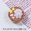 Bolo de Cordeiro Fofo Brinquedo de Comida Desenho Animado Acessórios de Joias DIY Acessórios de Cola de Chantilly Resina Pequenos Acessórios Material para Presilha de Cabelo