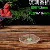 Soporte para Incienso con Diseño de Imitación de Jade Similar al Vidrio, Cenicero, Quemador de Incienso Vertical Estilo Zen, Quemador de Incienso Creativo de Sándalo, Soporte para Incienso Horizontal