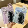 Mini cabeza de princesa en caja pinza pequeña de agarre flequillo pinza frente horquilla rota banda de goma para niños no lastima anillo para el pulgar venta al por mayor