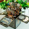 2026 Tarjetas de Felicitación de Año Nuevo, Navidad y Cumpleaños de Venta Caliente Transfronteriza con un Toque de Lujo, Tarjetas de Bendición y Tarjetas de Felicitación 3D