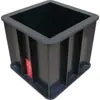 Molde para Bloco de Teste de Concreto 150/100 Articulado Triplo Argamassa 70.7 Molde de Teste de Plástico Caixa de Cimento Destacável Molde para Teste de Pressão