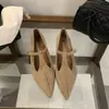 Zapatos Mary Jane de punta retro franceses para mujer con tacón oculto, nueva colección otoño/invierno 2026