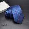 Formal para Hombre Negocios 8cm Trabajo Coreano Rayado Masculino Profesional Británico Color Sólido Novio Boda Sarga Poliéster