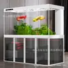 Aquário estilo industrial para sala de estar, tamanho grande, filtragem de fundo, sem necessidade de trocas de água, vidro ultra claro, adequado para criar arowanas e peixes koi, novo modelo 2026