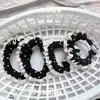 Goma para el pelo de encaje con lunares, estilo pequeño y fragante para coleta, banda elástica de alta elasticidad