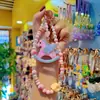 Llavero de Caballo Mecedora con Cuentas de Año Nuevo para Mujer Lindo Moda Exquisita Muñeca de Pony Llavero Colgante para Mochila Escolar Teléfono Móvil