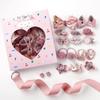 Fábrica direta crianças acessórios de cabelo cocar bebê hairpin bonito hairpin princesa hairpin cabeça corda coroa 18 peças conjunto caixa de presente