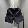 Shorts para Hombre Sencillos Color Sólido Holgados Versátiles Transpirables Shorts de Cinco Puntos Verano Nuevo Rejilla Burbuja Modernos Secado Rápido Casual