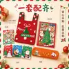 Conjunto de Papelaria de Natal Bolsa de Tricô de Natal Lembrança de Papelaria Prêmio de Reconhecimento Estudantil Prático