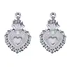 15 Estilos de Acero Inoxidable Moda de Alta Gama Sol Corazón Oro Colgante Pulsera Collar Accesorios Piezas de Joyería DIY
