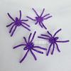 Telaraña Decorativa Artificial Transfronteriza Telaraña con Purpurina Telaraña Colorida Bolsa de Araña Accesorios de Halloween 8/12cm