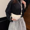 Bolso Pequeño de Moda para Mujer 2026 Nuevo Versátil Bolso de Hombro para Viajes Diarios Bolso de Axila Bolso Cruzado Elegante Bolso de Cuerno de Mezclilla