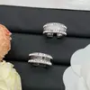 Nuevo Anillo Abierto Clásico Vintage Dior/Dior 2025 con Letras Cd, Anillo Desgastado con Etiqueta Original