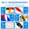Producción profesional de luz giratoria para logo de peluquería luz de pasillo Tienda de barbería Caja de luz LED luz giratoria para salón de peluquería Poste de barbero