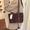 Bolso de Hombro para Viajes de Gran Capacidad Estilo Coreano Gamuza Debajo del Brazo Bolso de Mano para Mujer 2026 Nuevo Bolso Tote Simple Bolso de Hombro Versátil