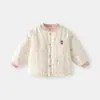 Chaqueta Acolchada Otoño e Invierno Estilo Nuevo Ropa de Algodón Engrosada para Niñas Abrigo de Algodón Superior Ropa de Invierno para Bebé Ropa Cálida