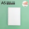 Cuaderno Creativo A5 Pegado Suave Espiral Estudiante B5 Engrosado Cuadriculado Rayado Oficina Bloc de Notas en Blanco Venta al por Mayor