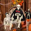 Ornamentos de Caveira de Halloween Transfronteiriços Noiva Fantasma Manto Preto Esqueleto Molde de Ensino Ornamentos de Decoração de Festa Casa Assombrada