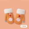 Guantes de bebé lindos Invierno Niños cálidos de doble capa engrosados con forro polar manoplas para bebé de 2 años 5 años guantes de punto para bebé