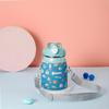 Procesamiento de Juego de Tazas Personalizadas de Celebridades Cibernéticas Tazas de Barriga Grande con Estampado de Dibujos Animados Lindos Set de Tazas para Niños con Correa Cruzada Taza de Agua Cubierta Protectora