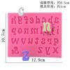 Nuevo molde de chocolate con letras minúsculas, herramientas de decoración para hornear, molde de arcilla de yeso con pegamento, directo de fábrica, huevo