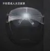 Novos Óculos Transparentes HD Anti-respingo Anti-neblina Armação Grande Espaço Máscara de Espelho Máscara de Rosto Inteiro Proteção Facial