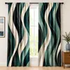Cortinas con Estampado Digital Geométrico Transfronterizas de Amazon Decoración de Sala de Estar Cortinas Opacas SHEIN En stock Dropshipping