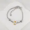 Pulseira de Cobre Banhado Exquisita Simples Versátil Popular em Vendas Transfronteiriças Pulseira de Prata da Moda Personalizada Pulseira Feminina com Zircônia