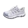 Tênis Chunky Dad Shoes Feminino 2026 Outono Novo Malha Cadarço Respirável Antiderrapante Esportivo Casual para Exterior Feminino