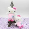 Colgante Llavero Hello Kitty para Mujer, Linda Decoración de Mochila, Muñeco de Máquina de Garra al por Mayor