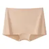 Calcinhas Hipster de Seda de Gelo Sem Costura para Mulheres Shorts de Segurança Quatro em Um Camada Base Shorts de Segurança Anti-Exposição Shorts de Segurança para Meninas Shorts de Segurança para Mulheres