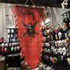 Máscara de Tela con Cuernos Electroplateados de Halloween Suministros para Fiesta de Pascua Suministro de Exportación Venta Caliente Transfronteriza Máscara de Terror