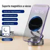 Suporte Magnético Dobrável Telescópico para Carro com Ventosa para Escritório Preguiçoso a Vácuo Suporte Magnético Multifuncional de Dupla Face para Celular
