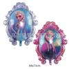 Venta Caliente de Amazon 18 Pulgadas Dibujos Animados Hielo Aisha Princesa Anna Tesoro de Nieve Globo de Película de Aluminio Decoración de Fiesta