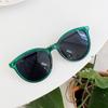 Chiai Nuevas Gafas de Sol Cyber para Celebridades Gafas de Sol de Moda con Remaches Gafas de Conducción de Montura Redonda Retro Gafas de Sol para Hombre