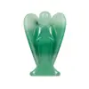 Piezas de Talla de Ángel de Cristal Natural Más Vendidas Transfronterizas, Adornos de Ángel de Piedra Semipreciosa de Jade Pulido de Piedra Cruda, Cristal Blanco