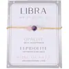 Pulsera Transfronteriza Nueva de Doce Constelaciones Combinación de Amatista y Piedra Lunar Pulsera de Cuentas Color Duradero Pulsera de Cadena Caja para Mujeres