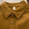 Camisa de Manga Larga con Textura de Nieve de Burbujas de Leche para Mujer, Holgada, Casual, Engrosada, Algodón para el Trabajo, Otoño/Invierno, Para Usar en Capas